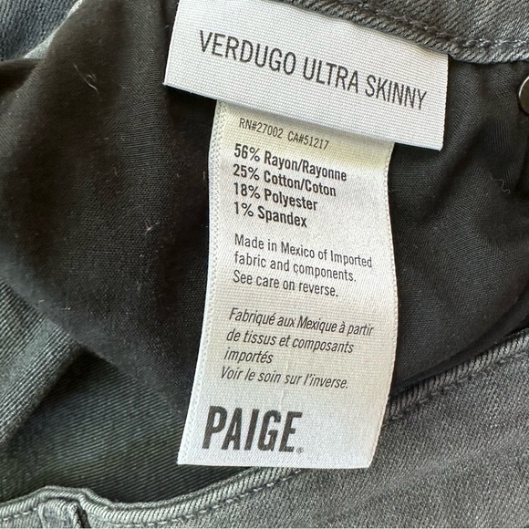 PAIGE Verdugo ultra skinny in  Smokey night - 29 - Picture 10 of 16